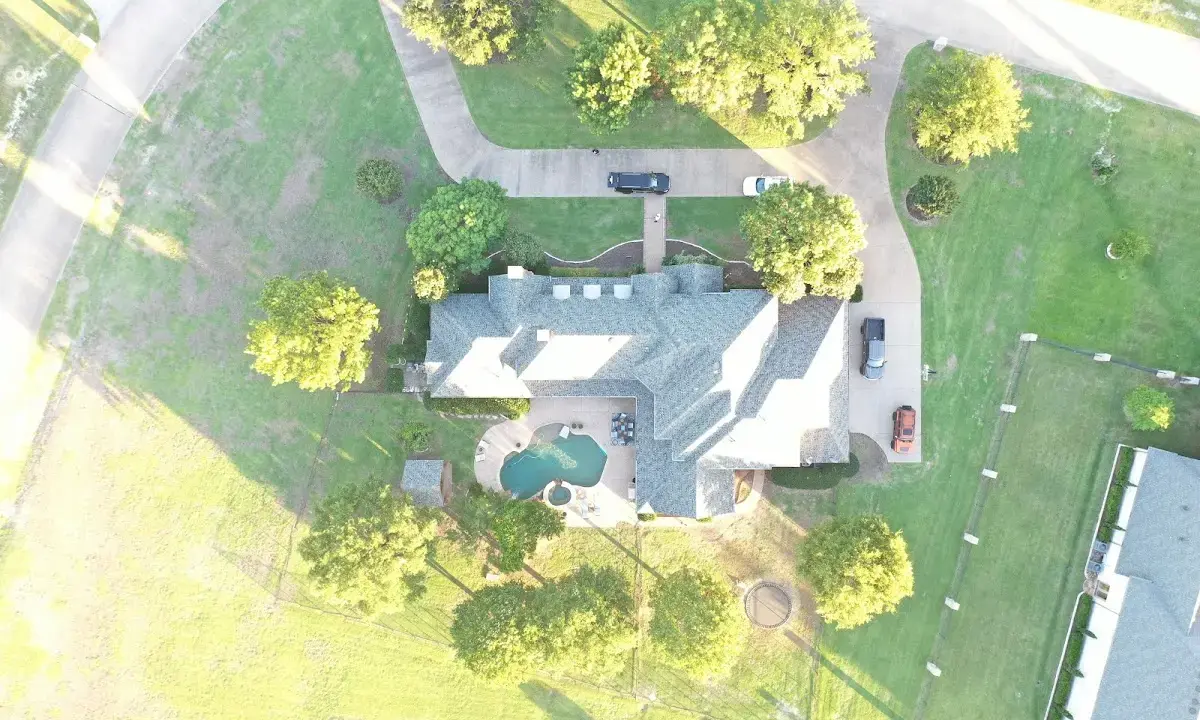 New shingle roof installation on a home in Joshua